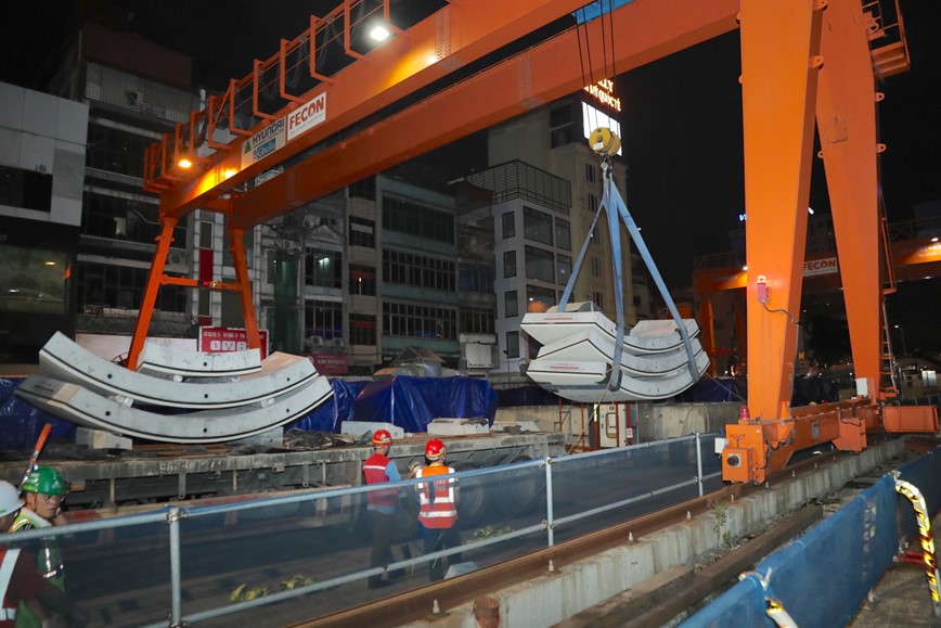 Tấm vỏ hầm Segment của Châu Âu Nam tại dự án