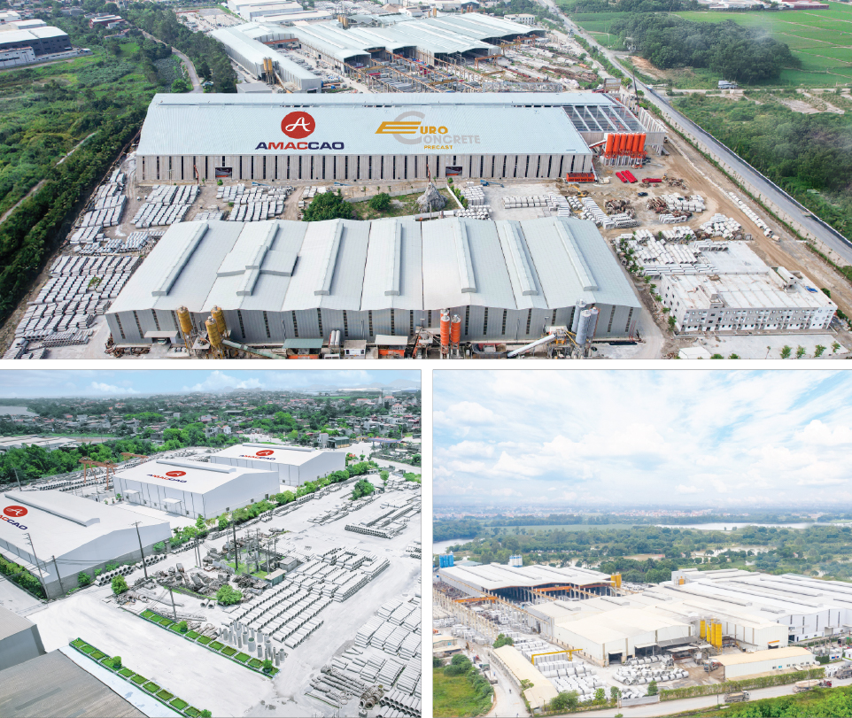 Với 11 nhà máy quy mô lớn, Châu Âu Nam – AMACCAO sẵn năng lực đáp ứng những đơn hàng khối lượng lớn, tiến độ gấp